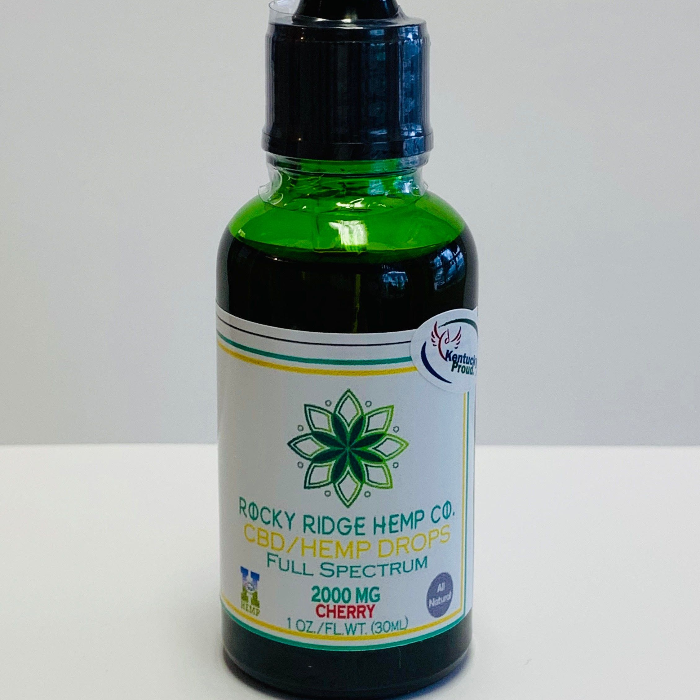Rocky Ridge Hemp Co. 2000 mg CBD Full Sprectrum 1 oz bottle Leafly